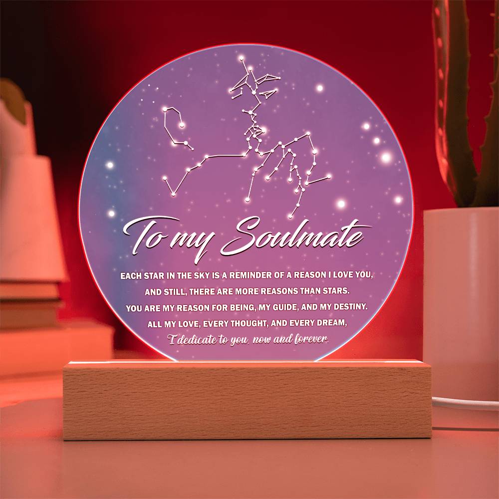 Soulmate-Dedicate To You Acrylic Circle