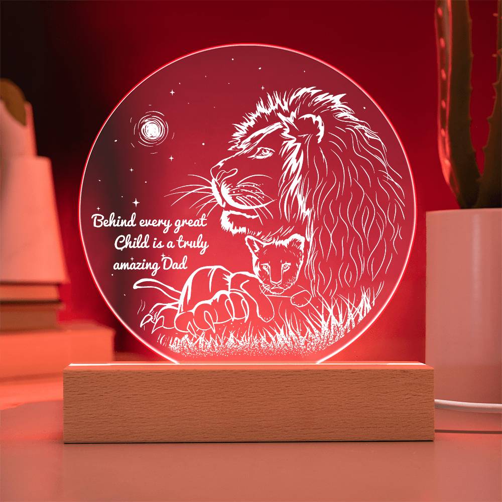 Dad-Amazing Dad-Circle Acrylic