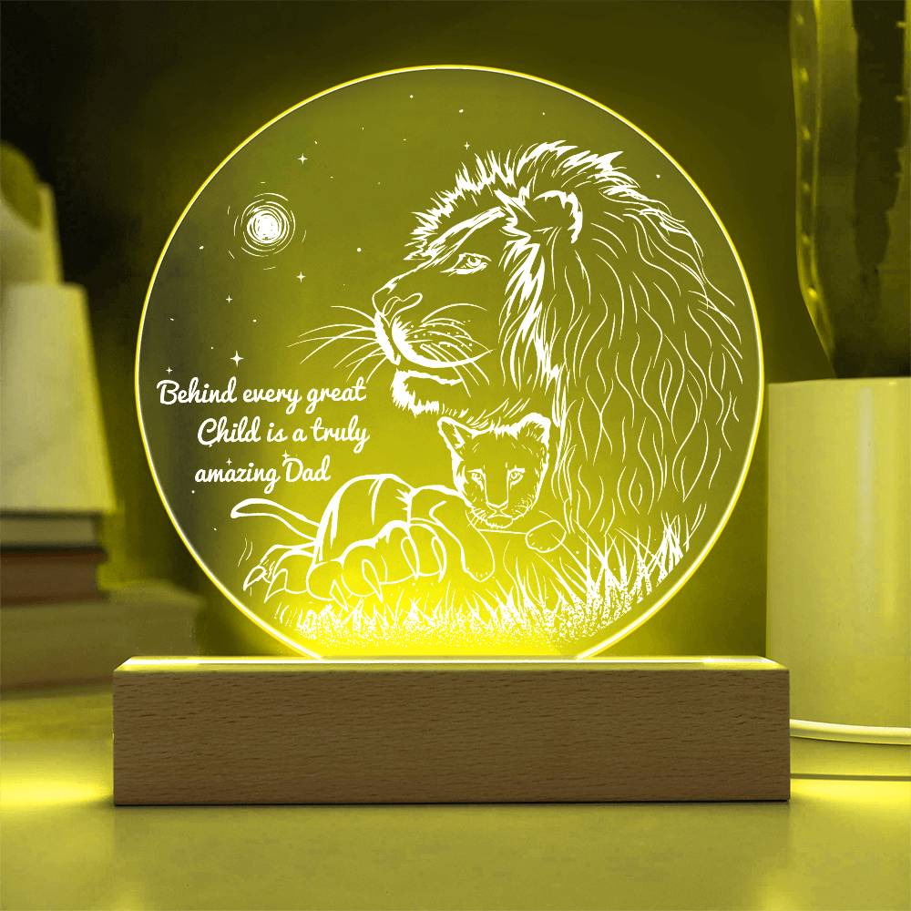 Dad-Amazing Dad-Circle Acrylic