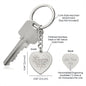 Engraved Heart Keychain Gift For Boyfriend, Best Gift For Boyfriend