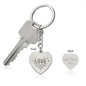Love Soulmate, Beautiful Engraved Heart Keychain For Soulmate