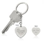 Engraved Heart Keychain Gift For Boyfriend, Best Gift For Boyfriend