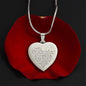 Engraved Heart Necklace Gift For Wife, Amazing Gift for Wife, Unique Gift For Wife,
