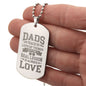 Engraved Dog Tag Necklace, Amazing Gift for Dad, Father's Day Gift