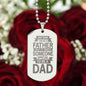 Any Man Can Be A Father, Unique Dog Tags Gift, Father's Day Gift