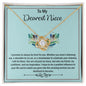 Beautiful Niece Gift from Aunt - Niece Jewelry Gift - Aunt Niece Heart Necklace