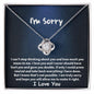 Sorry Gift Wife, Sorry Gift Girlfriend, Sorry Gift Friend, Forgive me Jewelry, - Shine-Smart