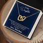 Excellent Interlocking Hearts necklace Gift for Daughter, Best Gift For Daughter - Shine-Smart