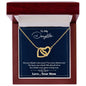 Excellent Interlocking Hearts necklace Gift for Daughter, Best Gift For Daughter - Shine-Smart