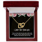 Sorry For Your Loss - Sympathy Gift, Interlocking Hearts Necklace - Shine-Smart