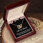 Sorry For Your Loss - Sympathy Gift, Interlocking Hearts Necklace - Shine-Smart