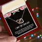 Sorry For Your Loss - Sympathy Gift, Interlocking Hearts Necklace - Shine-Smart