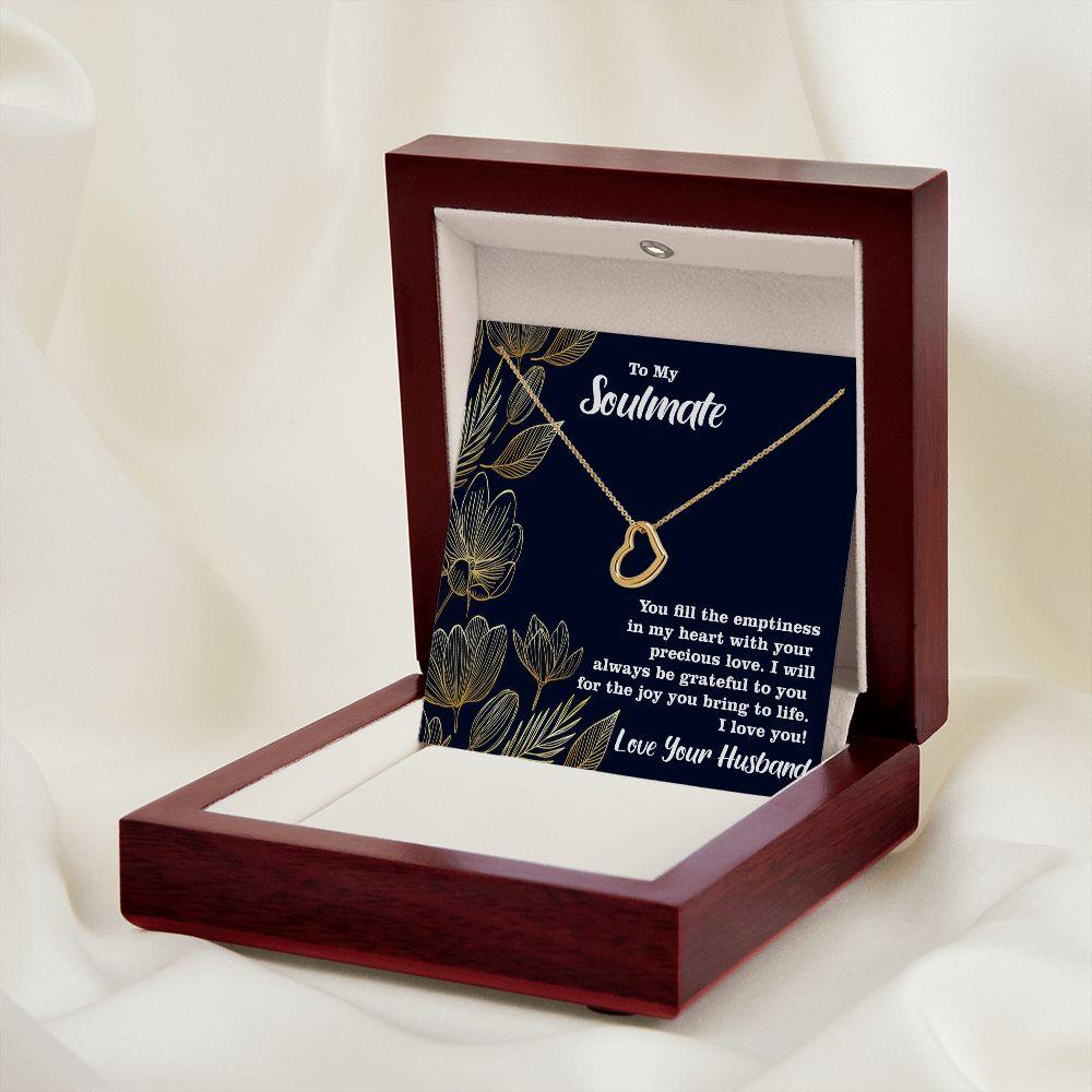Wonderful Gift for Soulmate, Delicate Heart Necklace For Soulmate - Shine-Smart