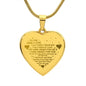 Best Gift for Husband, Engraved Heart Necklace Gift For Man