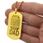 Any Man Can Be A Father, Unique Dog Tags Gift, Father's Day Gift