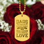 Engraved Dog Tag Necklace, Amazing Gift for Dad, Father's Day Gift