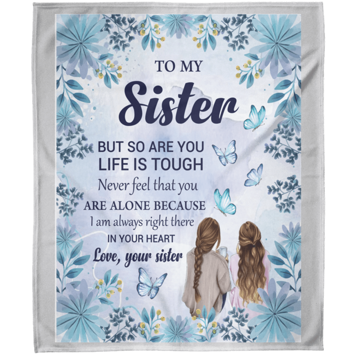 To My Sister Blanket, FLM Arctic Fleece Blanket 50x60