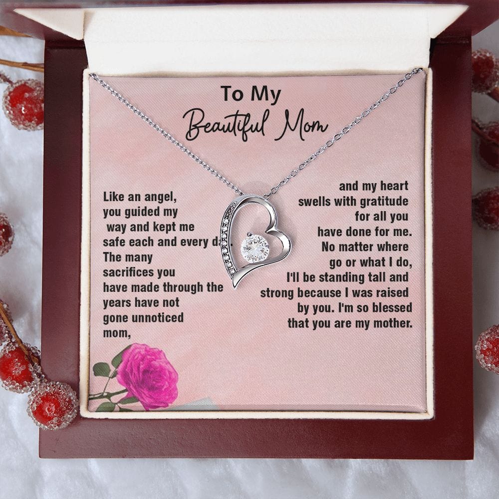 Forever Love Necklace Super Gift For Mom, Excellent Gift For Mom