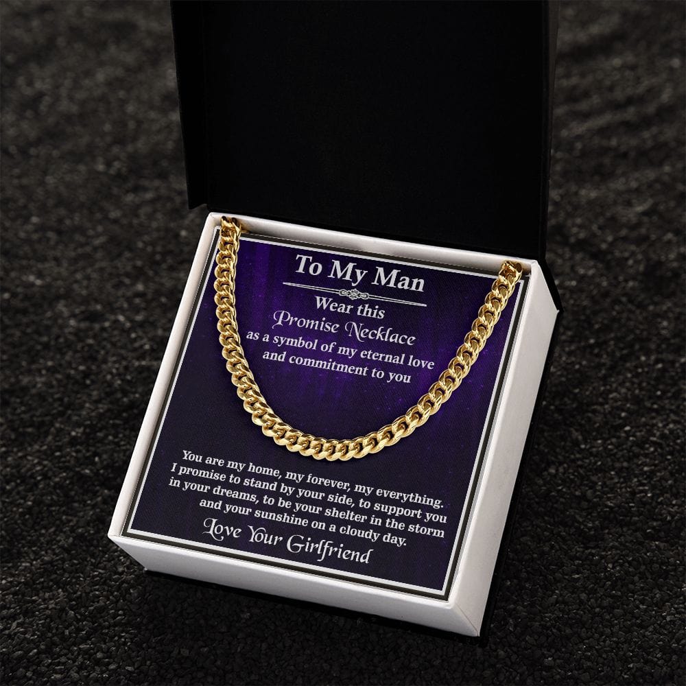 Cuban Link Chain Amazing Gift For Husband, Best Anniversary Gift For Man