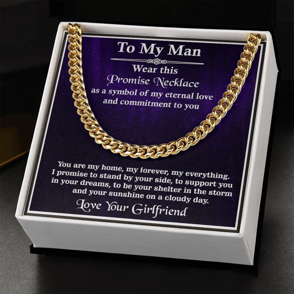 Cuban Link Chain Amazing Gift For Husband, Best Anniversary Gift For Man