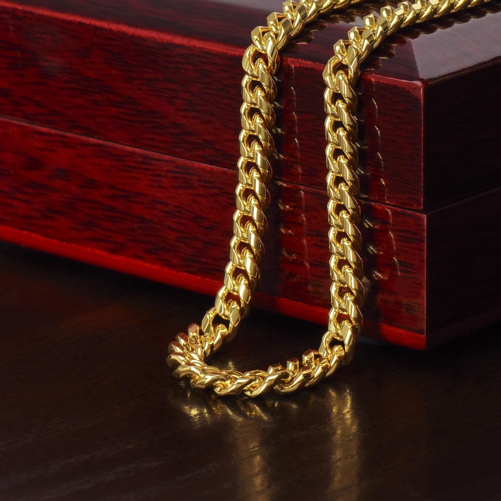 Son-Win or Learn - A Cuban Link Chain Is the Best  Gift For a Son