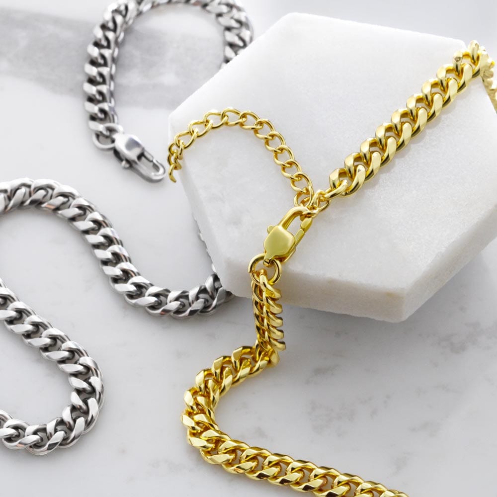 Son-Win or Learn - A Cuban Link Chain Is the Best  Gift For a Son