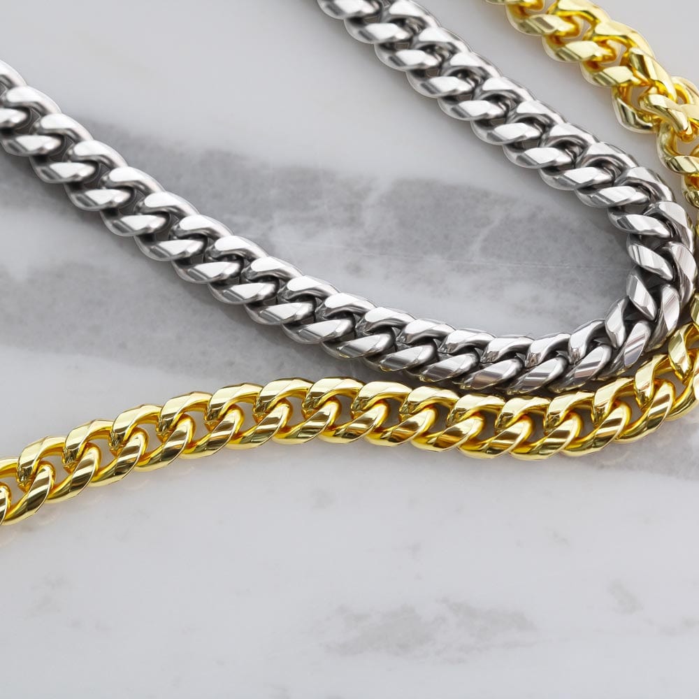 Son-Win or Learn - A Cuban Link Chain Is the Best  Gift For a Son