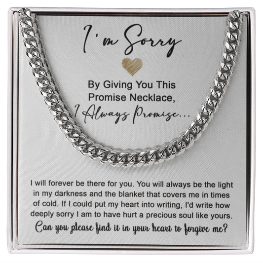 Sorry-Be The Light-Cuban Link Chain