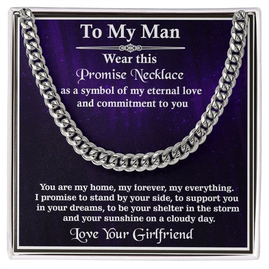 Cuban Link Chain Amazing Gift For Husband, Best Anniversary Gift For Man