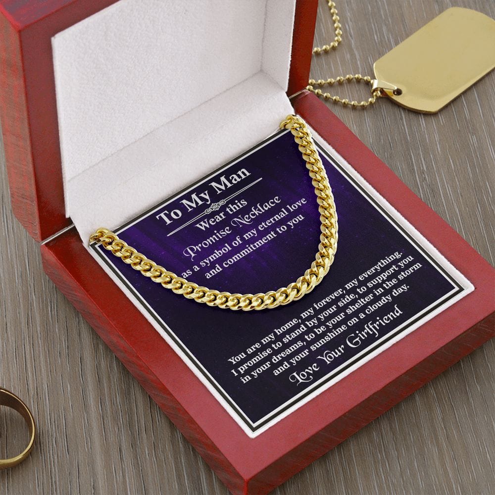 Cuban Link Chain Amazing Gift For Husband, Best Anniversary Gift For Man