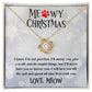 Cat- Meowy Christmas Necklace