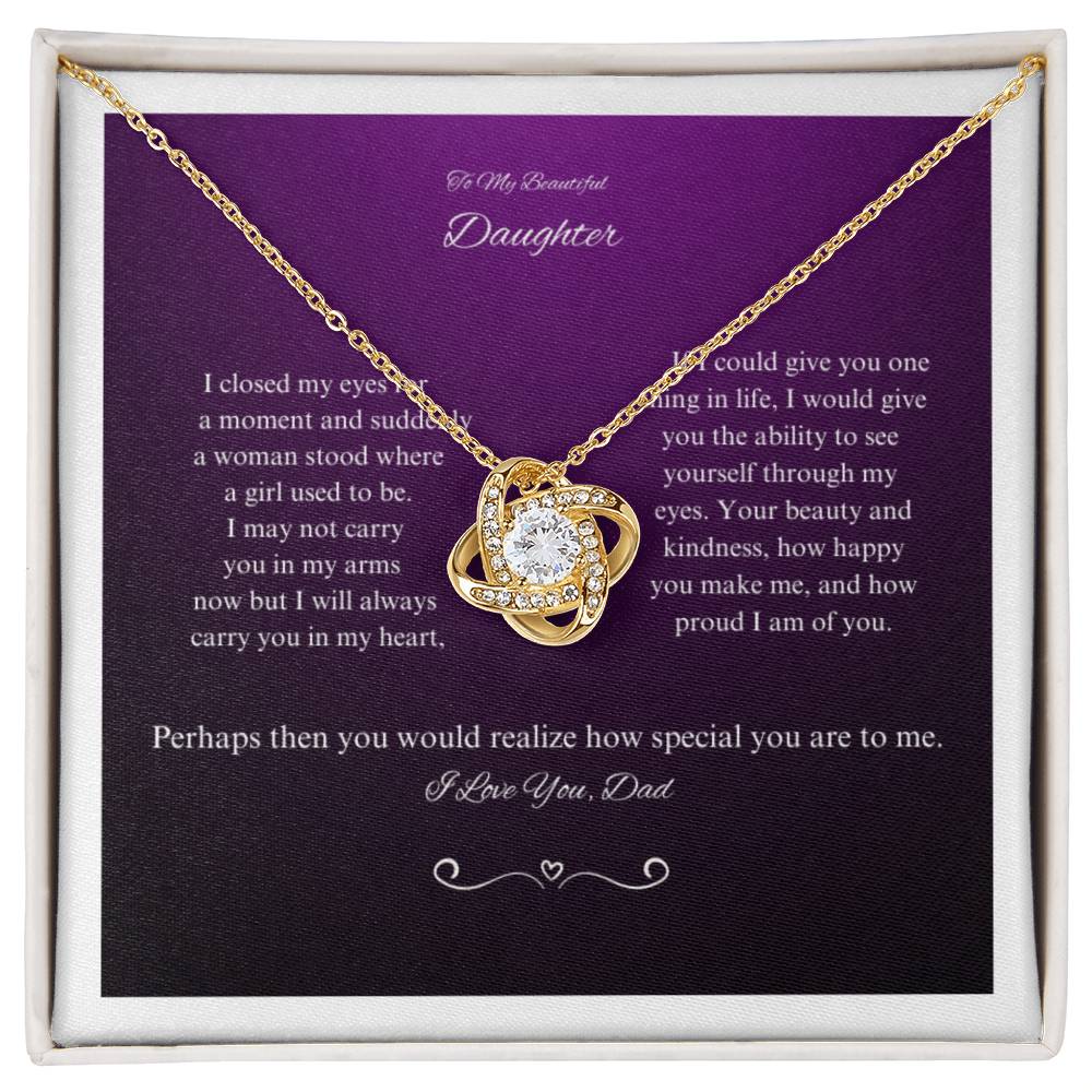 To My Beautiful Daughter Necklace- Gift For Daughter-To My Daughter-to my daughter necklace