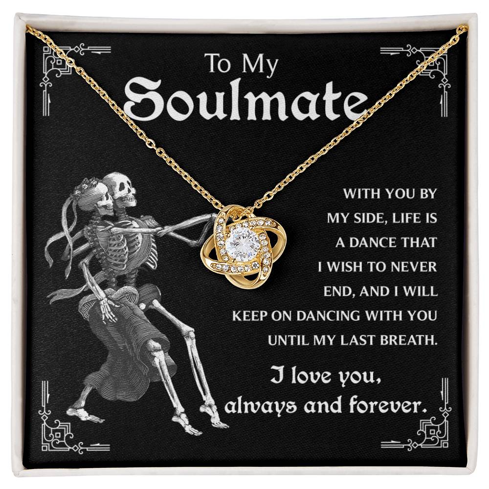 Soulmate-Keep On Dancing- Love Knot Necklace