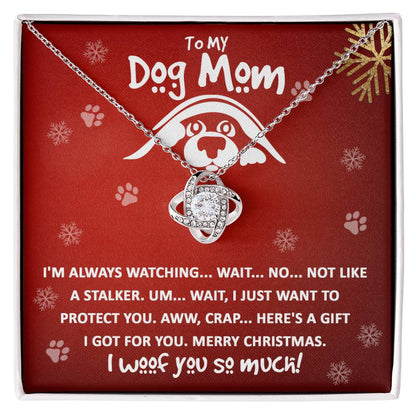 Dog Mom-I Woof You Necklace