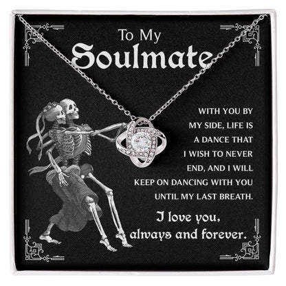 Soulmate-Keep On Dancing- Love Knot Necklace