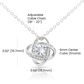 Mom - Strong Woman- Love knot Necklace