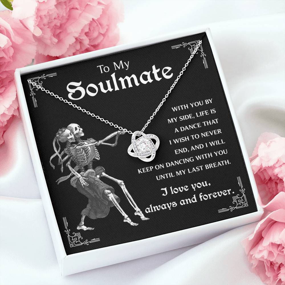 Soulmate-Keep On Dancing- Love Knot Necklace