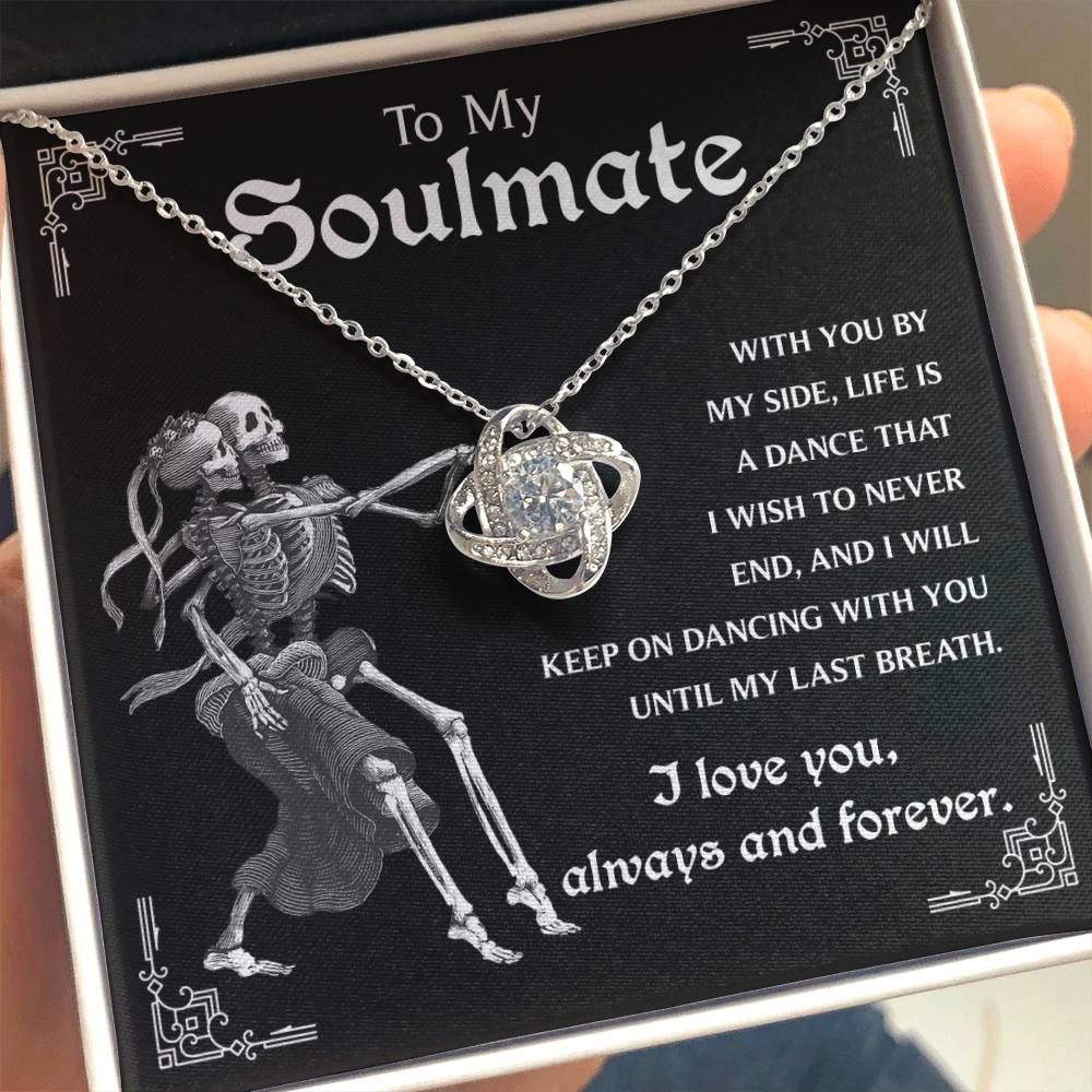 Soulmate-Keep On Dancing- Love Knot Necklace