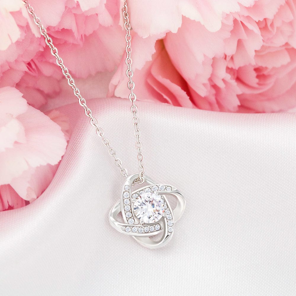 Soulmate- Love You More -Love Knot Necklace