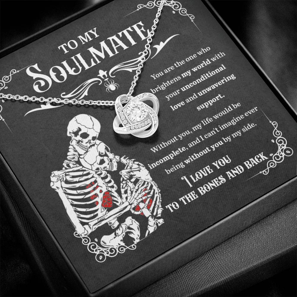 Soulmate-Unwavering Support-Love Knot Necklace