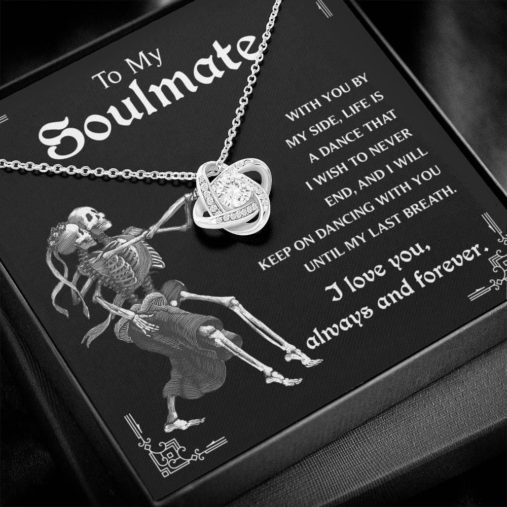 Soulmate-Keep On Dancing- Love Knot Necklace