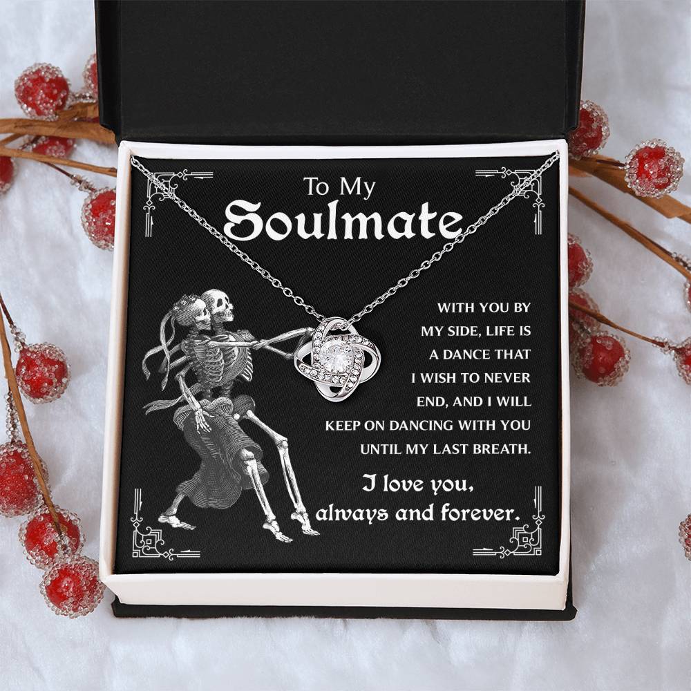 Soulmate-Keep On Dancing- Love Knot Necklace