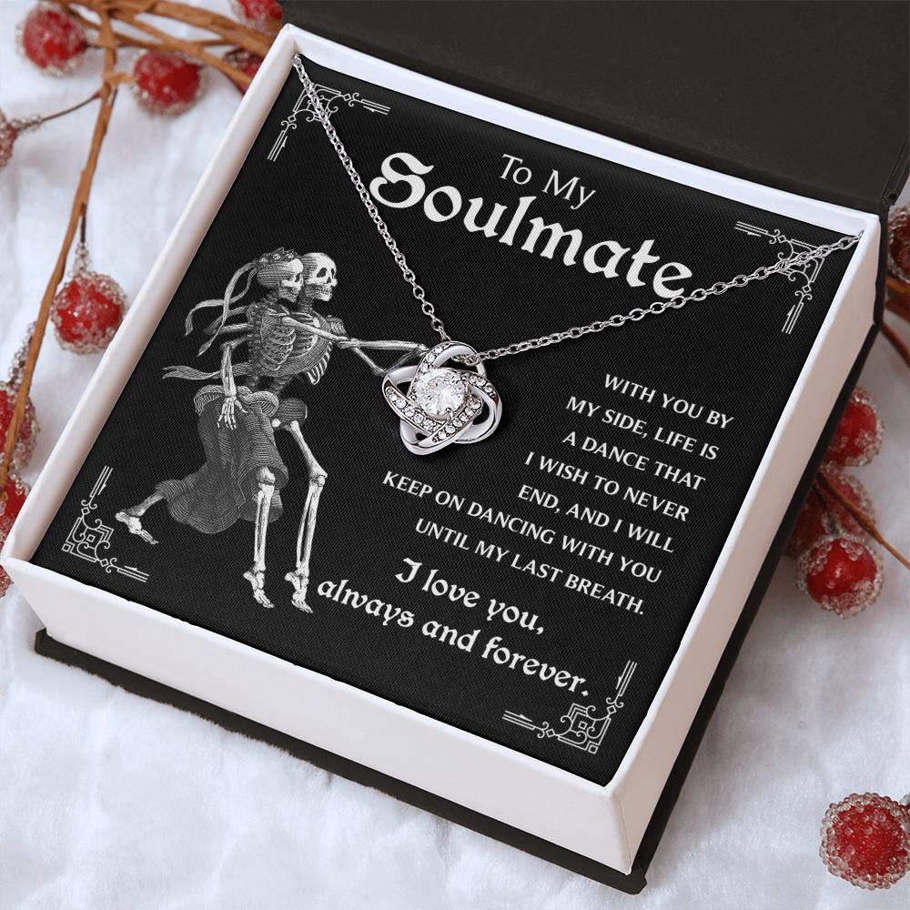 Soulmate-Keep On Dancing- Love Knot Necklace