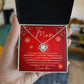 Mom - Strong Woman- Love knot Necklace