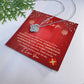 Mom - Strong Woman- Love knot Necklace