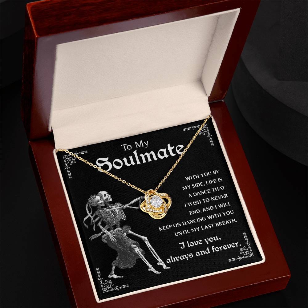 Soulmate-Keep On Dancing- Love Knot Necklace