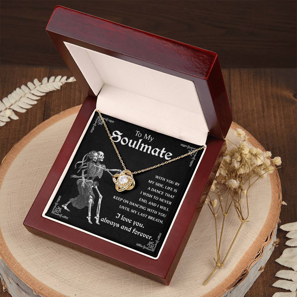 Soulmate-Keep On Dancing- Love Knot Necklace