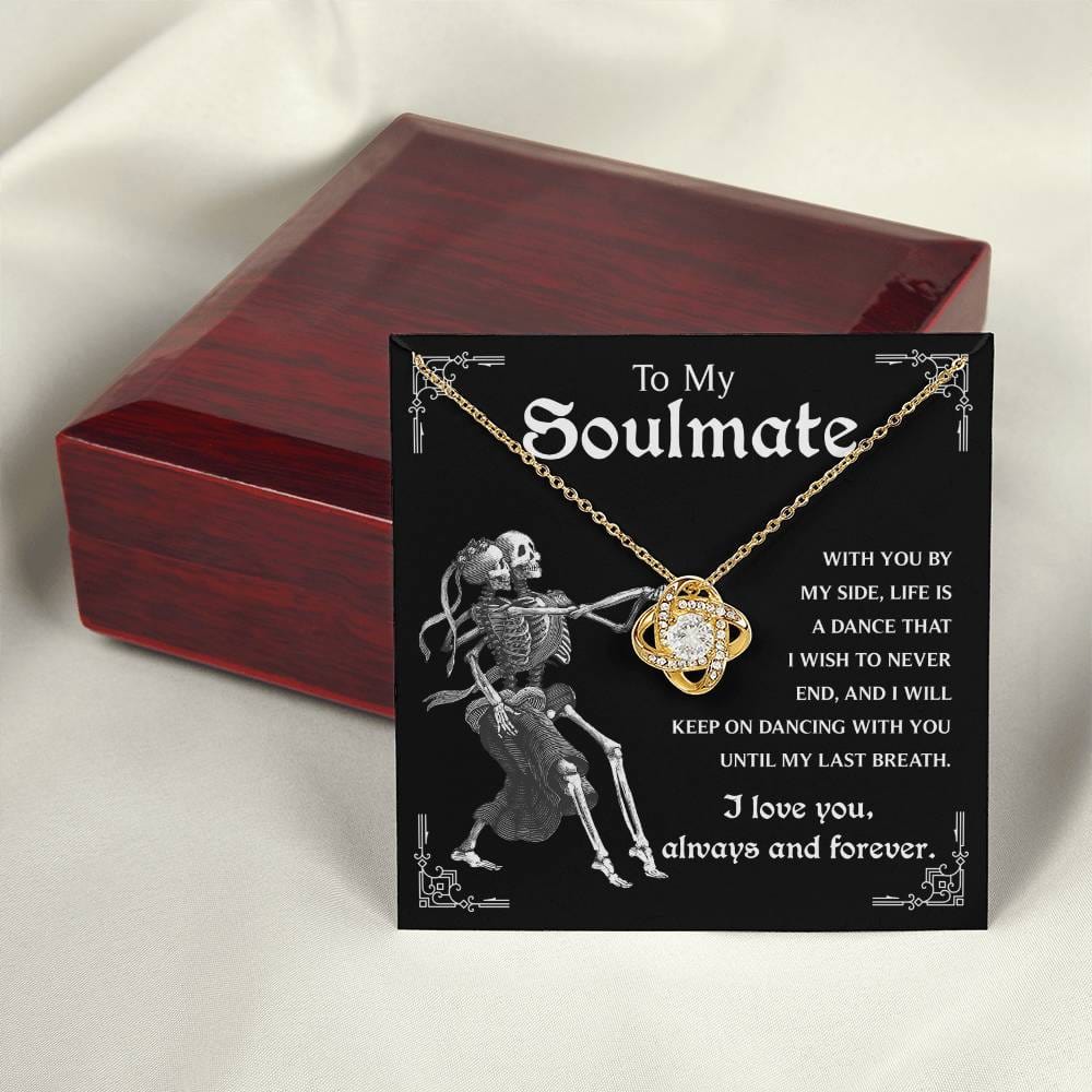 Soulmate-Keep On Dancing- Love Knot Necklace