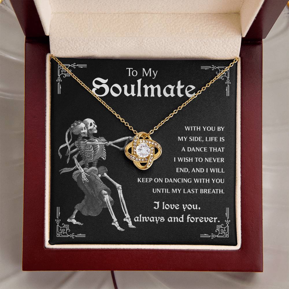 Soulmate-Keep On Dancing- Love Knot Necklace