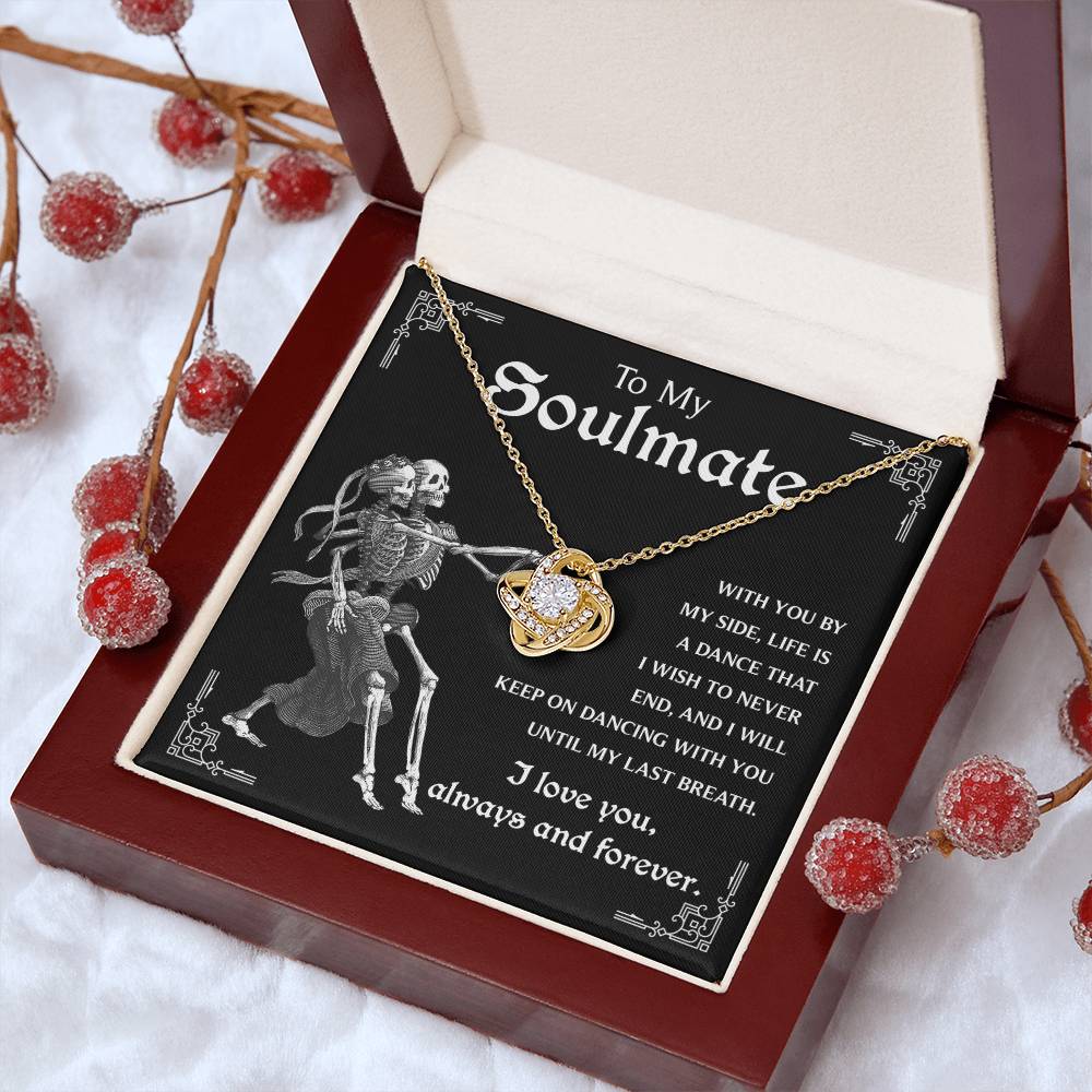 Soulmate-Keep On Dancing- Love Knot Necklace